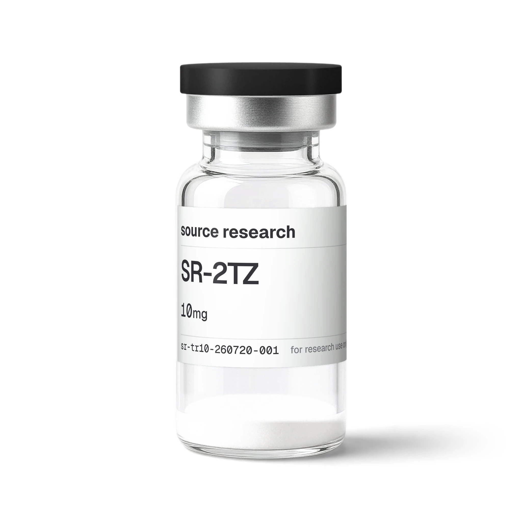 SR-2TZ research vial, front label